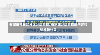 石家庄今日起分区分级管控/石家庄分级管控的内容和标准是什么