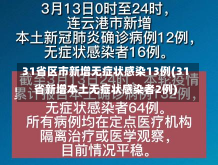 31省区市新增无症状感染13例(31省新增本土无症状感染者2例)