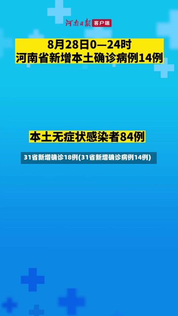 31省新增确诊18例(31省新增确诊病例14例)