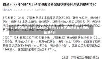 31省区市新增5例本土确诊病例/31省区市新增本土确诊病例4例