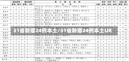 31省新增24例本土/31省新增24例本土UK