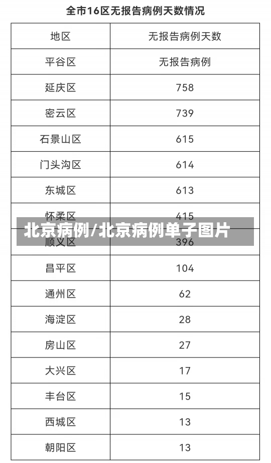 北京病例/北京病例单子图片