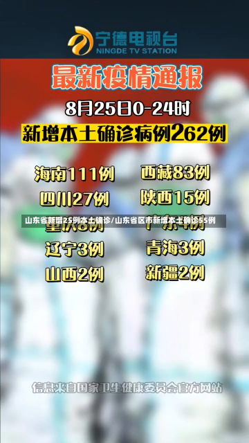 山东省新增25例本土确诊/山东省区市新增本土确诊55例