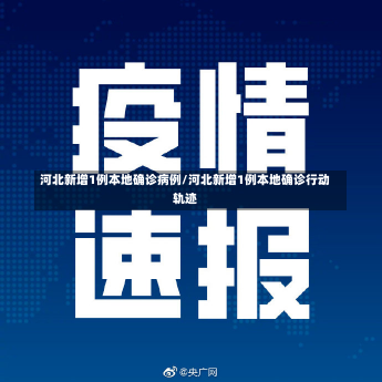 河北新增1例本地确诊病例/河北新增1例本地确诊行动轨迹