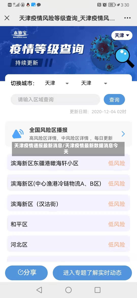 天津疫情通报最新消息/天津疫情最新数据消息今天