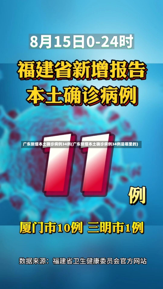 广东新增本土确诊病例34例(广东新增本土确诊病例34例是哪里的)