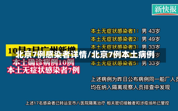 北京7例感染者详情/北京7例本土病例