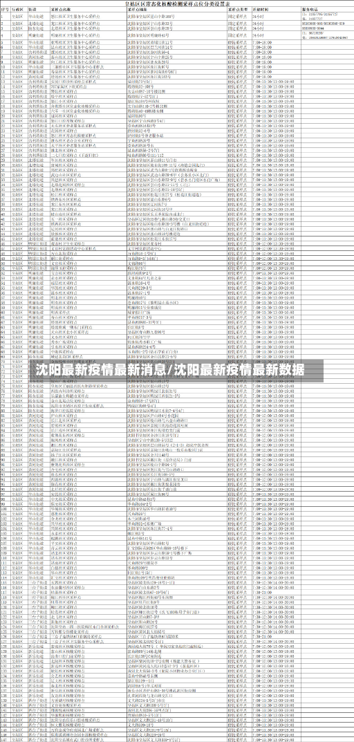 沈阳最新疫情最新消息/沈阳最新疫情最新数据