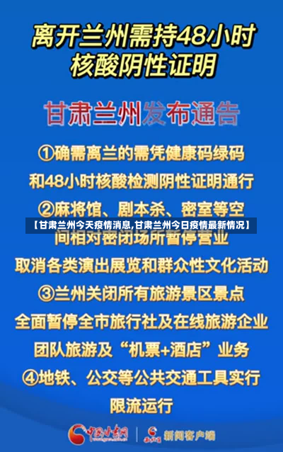 【甘肃兰州今天疫情消息,甘肃兰州今日疫情最新情况】