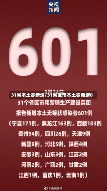 31省本土零新增/31省区市本土零新增0