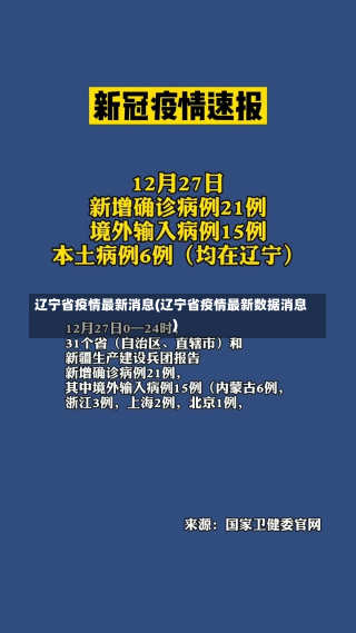 辽宁省疫情最新消息(辽宁省疫情最新数据消息)