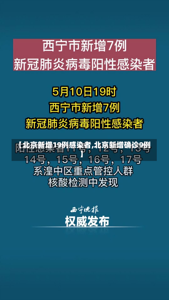 【北京新增19例感染者,北京新增确诊9例】