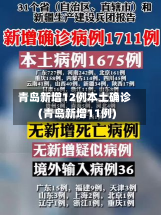 青岛新增12例本土确诊(青岛新增11例)